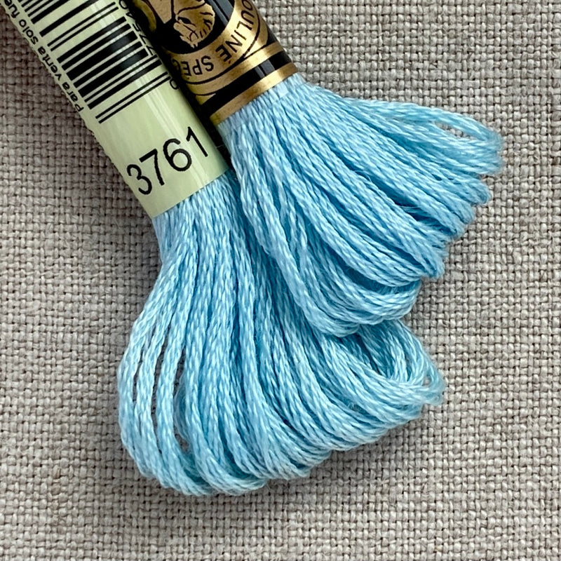 DMC Embroidery Floss: Blues