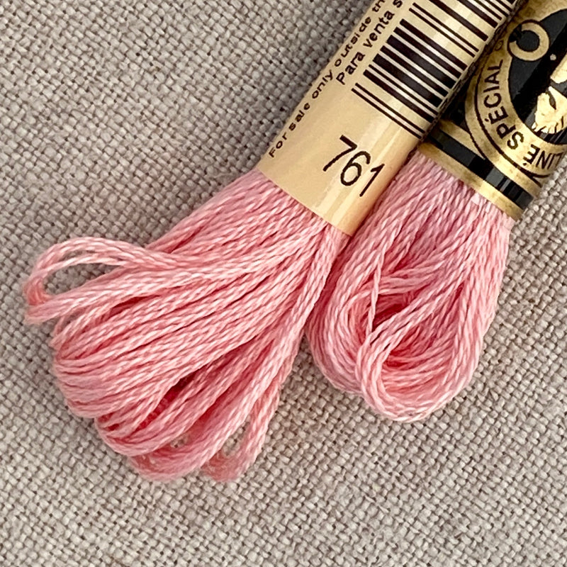 Blush Bundle DMC Embroidery Floss Set — SMALLWOODS STUDIOS