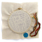 Budgiegoods // Noticing Embroidery Kit // Art by Lori Roberts