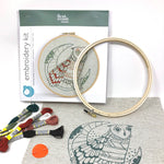 Budgiegoods // Owl Embroidery Kit