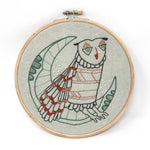 Budgiegoods // Owl Embroidery Kit