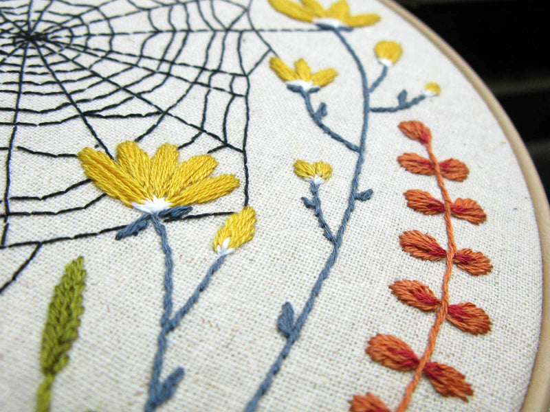 Budgiegoods // Woven Embroidery Kit // Art by Lori Roberts