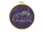 Kiriki Press // Constellation Series // Aries - 6" Hoop Kit