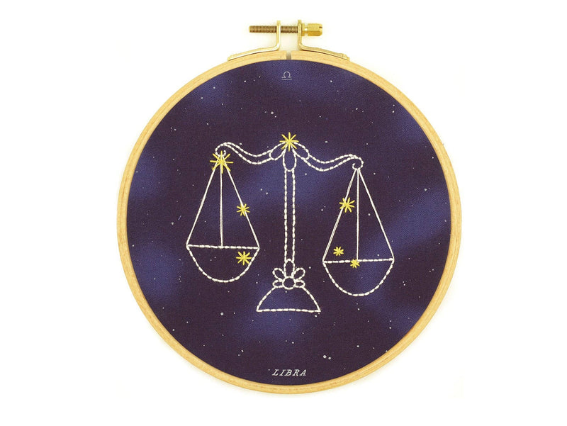 Kiriki Press // Constellation Series // Libra - 6" Hoop Kit