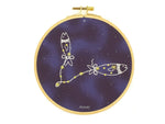 Kiriki Press // Constellation Series // Pisces - 6" Hoop Kit