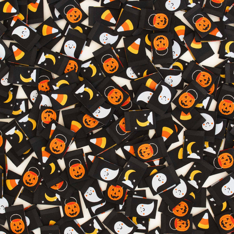 Halloween Icons Multipack Woven Sewing Labels