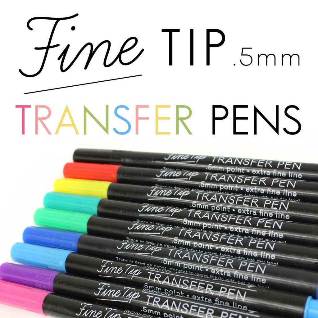 Fine Tip Iron-On Transfer Pens - Tiny Tomatoes Supply Co.