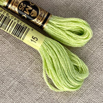 DMC Embroidery Floss: Greens