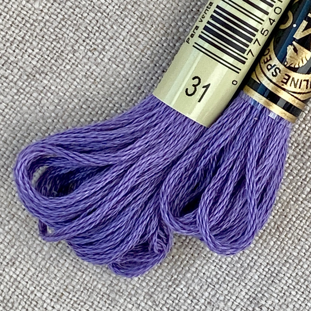 DMC Embroidery Floss: Cool Purples - Tiny Tomatoes Supply Co.