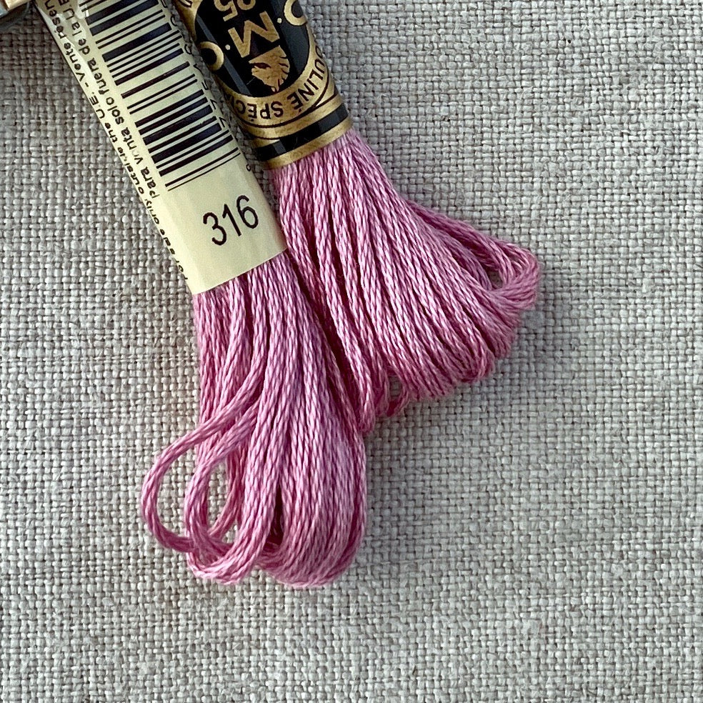 DMC Embroidery Floss: Warm Purples - Tiny Tomatoes Supply Co.