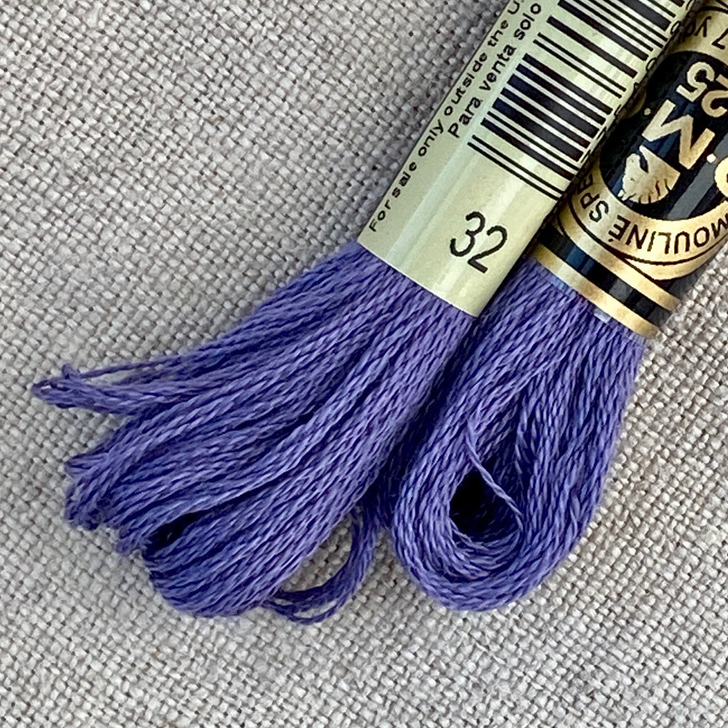 DMC Embroidery Floss: Cool Purples - Tiny Tomatoes Supply Co.