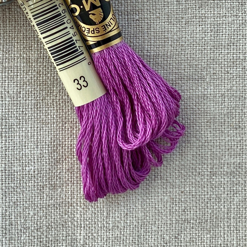 DMC Embroidery Floss: Warm Purples - Tiny Tomatoes Supply Co.