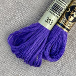 DMC Embroidery Floss: Cool Purples - Tiny Tomatoes Supply Co.