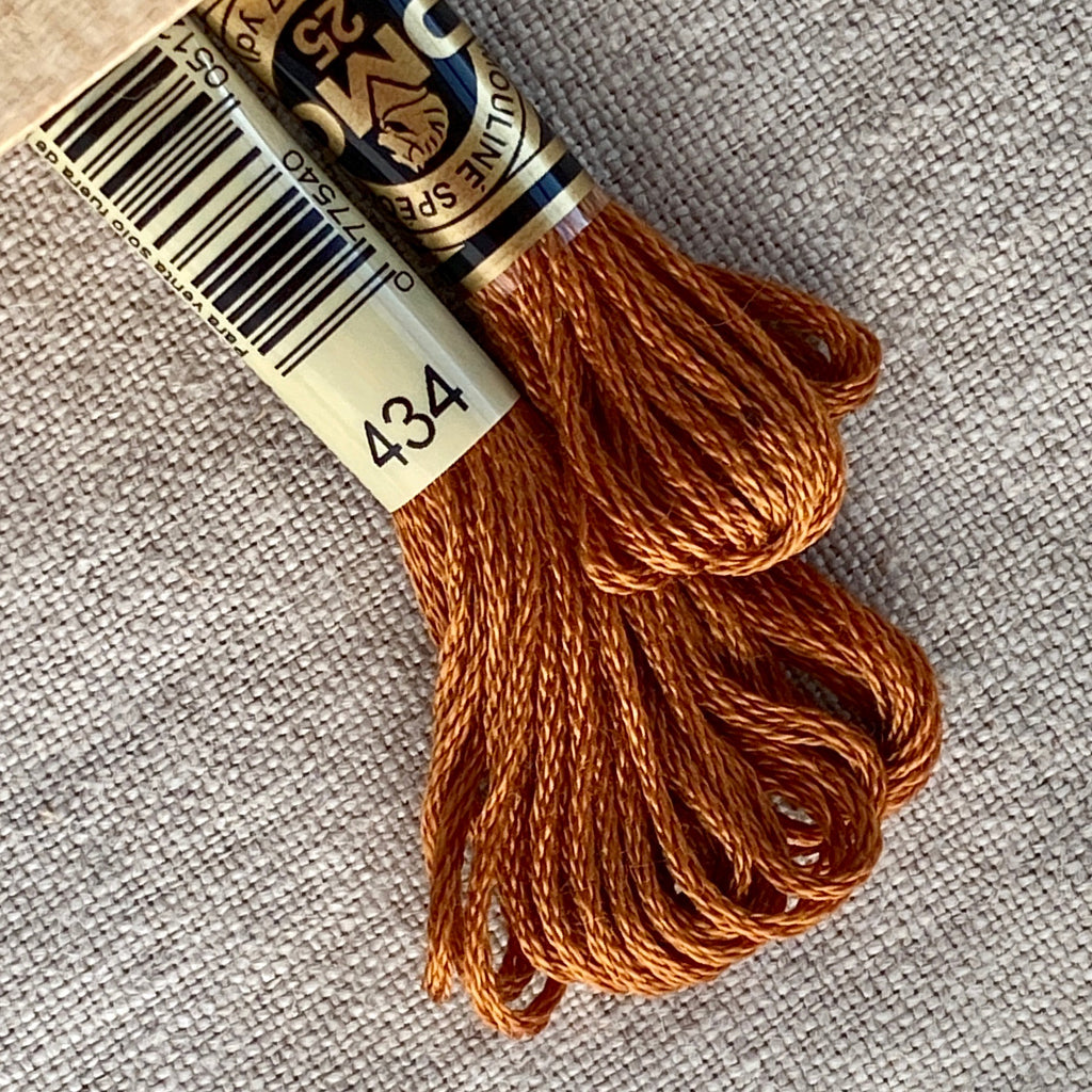 DMC Embroidery Floss: Brown Browns - Tiny Tomatoes Supply Co.