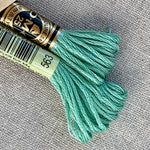 DMC Embroidery Floss: Sea Greens