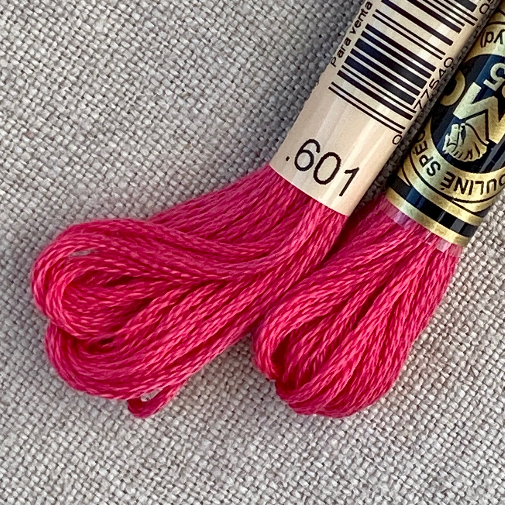 Red Hand Embroidery Thread, Pink Cotton Thread, Embroidery Floss