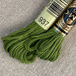 DMC Embroidery Floss: Vegetation