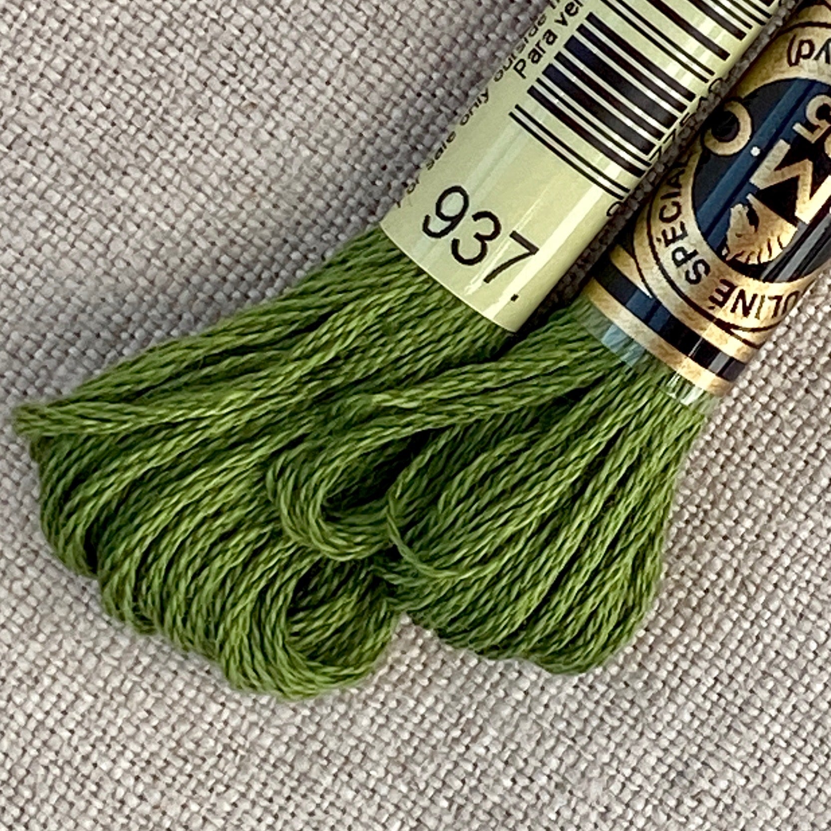 DMC Metallic Embroidery Floss 8M 317W-E699 Green - Primitive