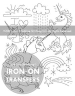 Unicorn Believer : Embroidery Transfer Patterns - Tiny Tomatoes Supply Co.