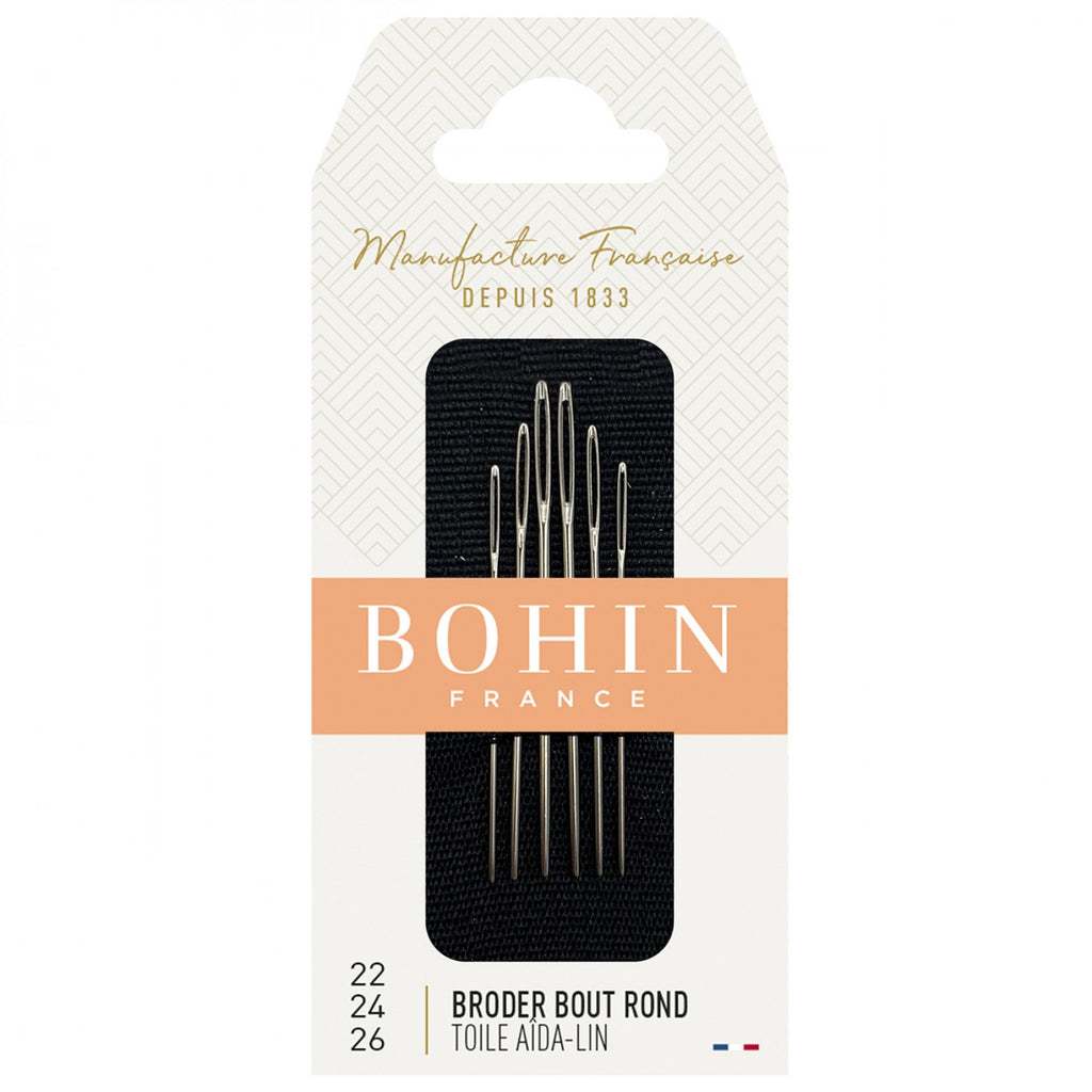 Bohin Embroidery Round Needles, Assorted - Tiny Tomatoes Supply Co.