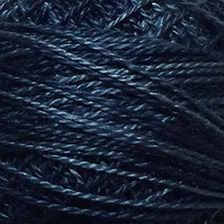 Pearl Cotton : Darkened Blue Variegated