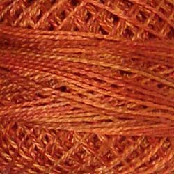 Pearl Cotton : Rusted Orange Variegated