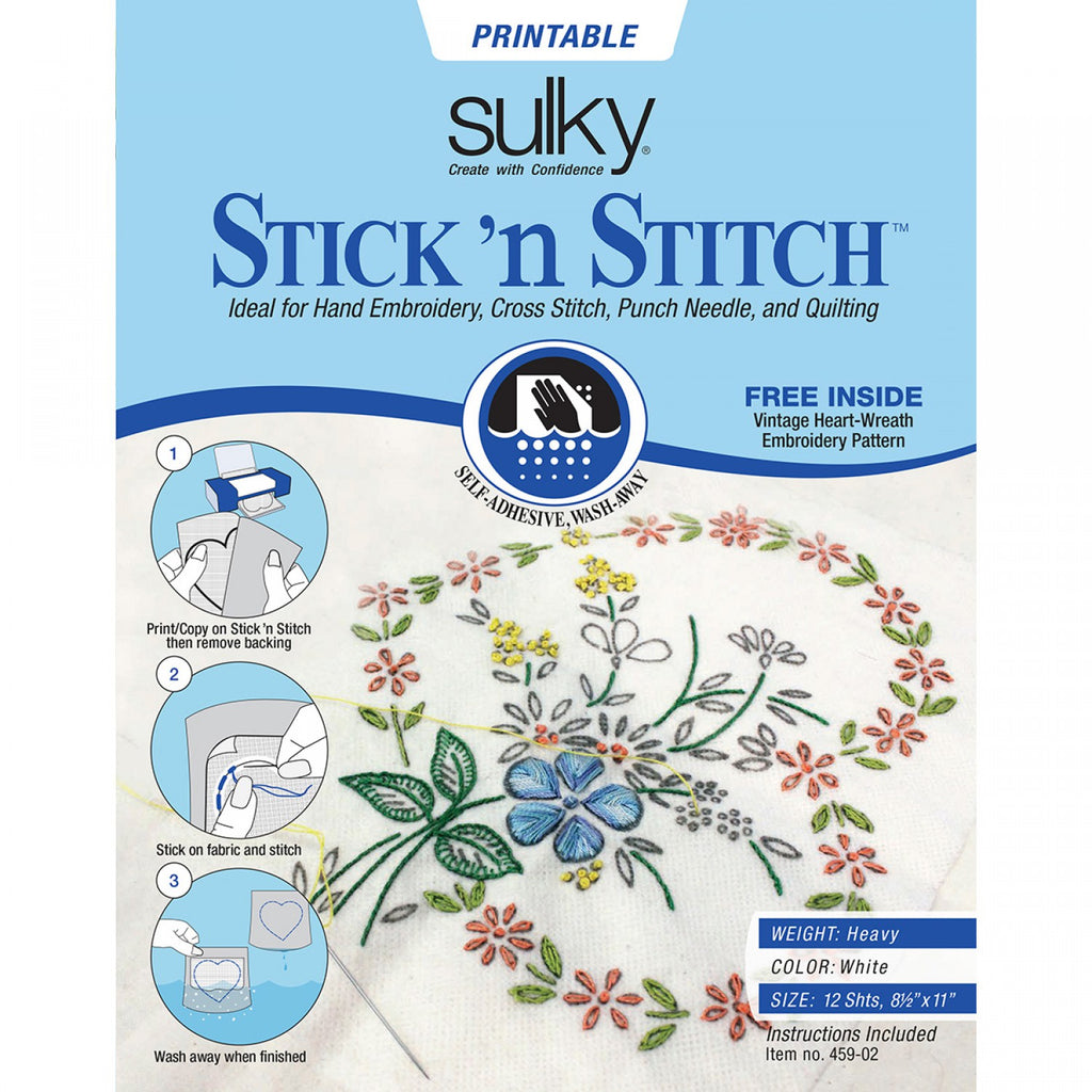 Stick N Stitch 12 page pack - Tiny Tomatoes Supply Co.